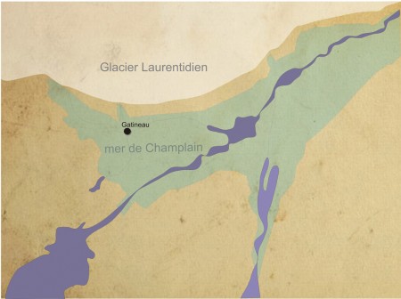 «Il y a 12 000 ans, la mer de Champlain recouvrait l’Outaouais et y a laissé des dépôts d’argile et de calcaire en se retirant.»
